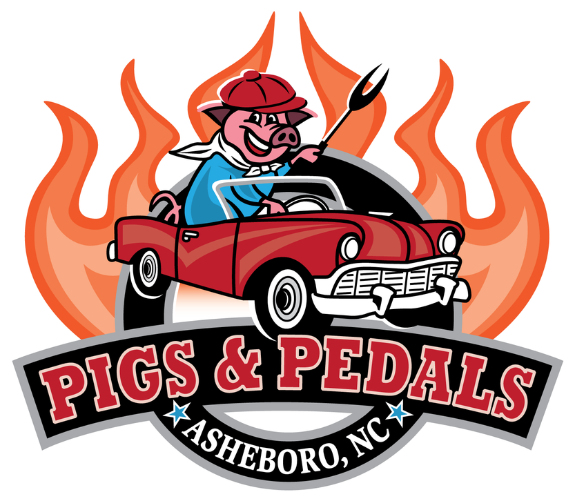 asheboro's 6th Annual Pigs & P﻿edals﻿﻿ (906x800), Png Download