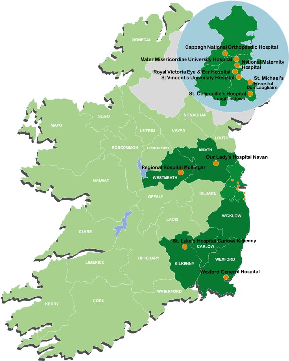 The Ireland East Hospital Group Is The Largest And - Ireland East Hospital Group (600x754), Png Download