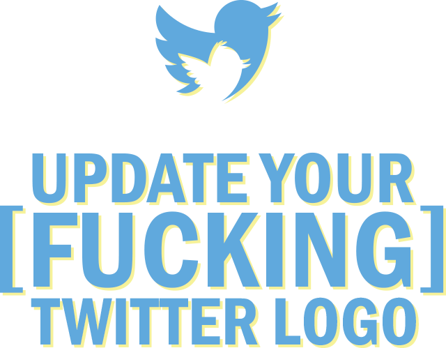 This Is The Twitter Logo Patrol - Graphic Design (640x499), Png Download