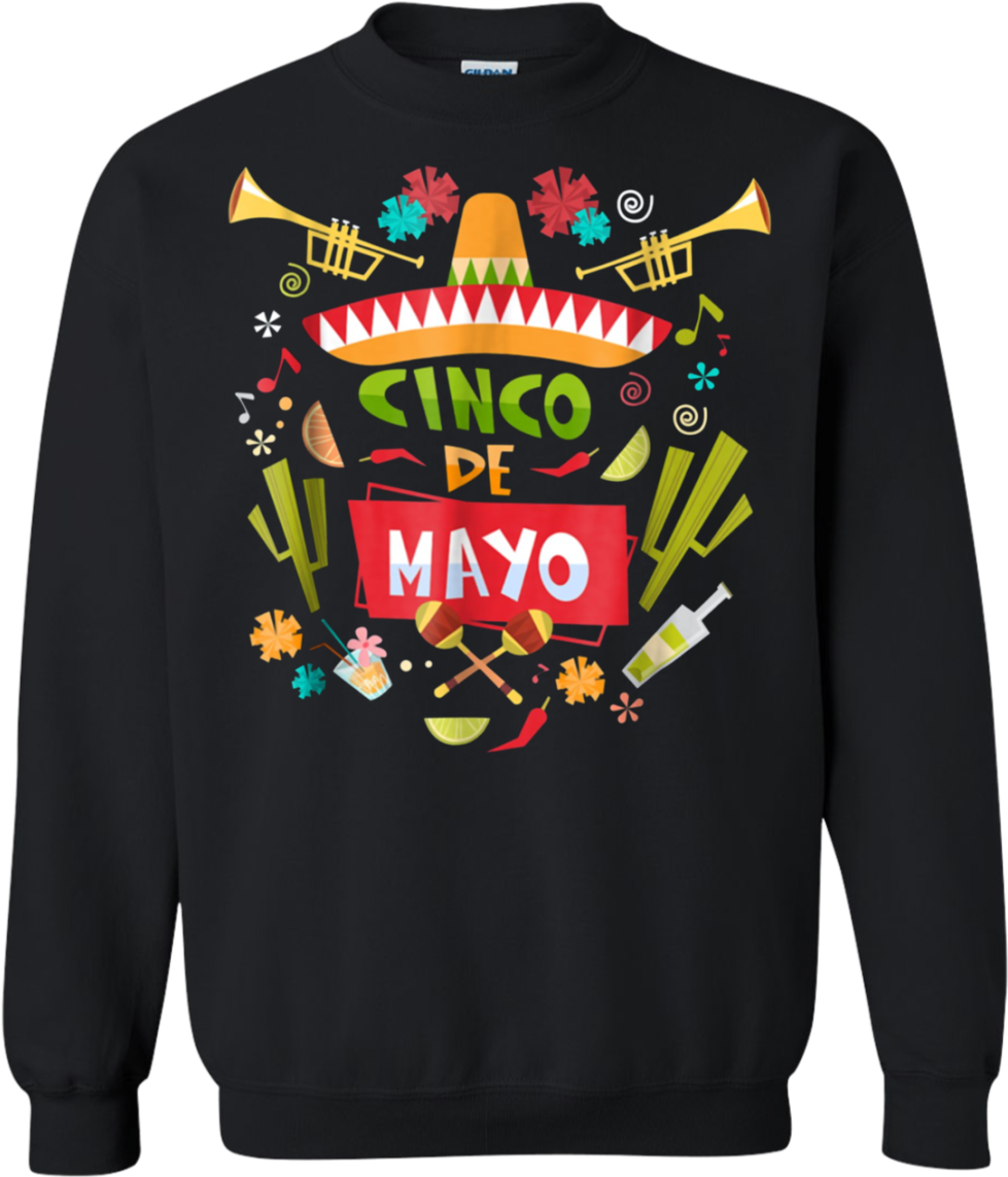 Cinco De Mayo Shirt Fan Tee Party Mexican - Shirt (1155x1155), Png Download