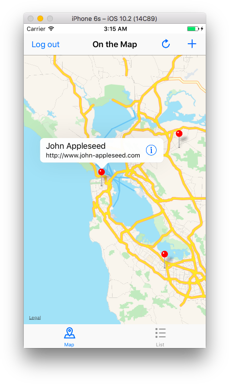 Can Code Distinguish Between Click On Info Item And - Map Pin Icon Swift (487x801), Png Download