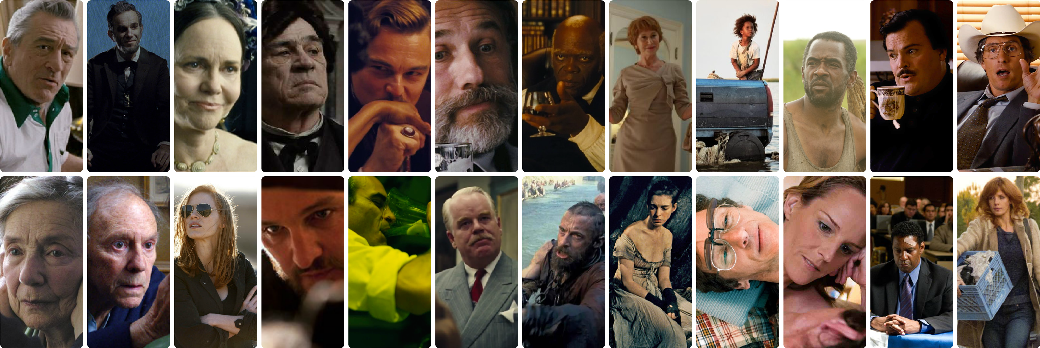 Collage - Leo Dicaprio Collage Movies (3400x1158), Png Download