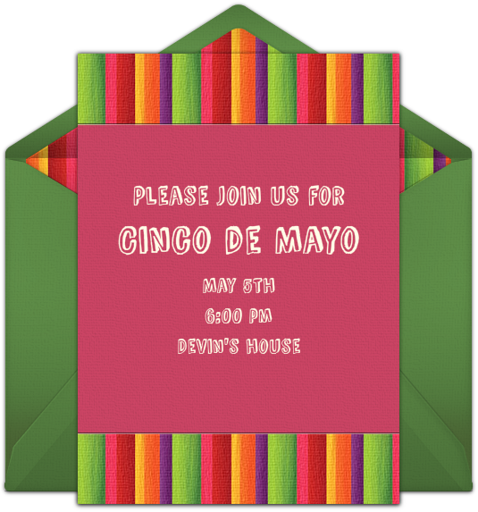 Fiesta Invitation Template Search Result 136 Cliparts - Construction Paper (650x650), Png Download