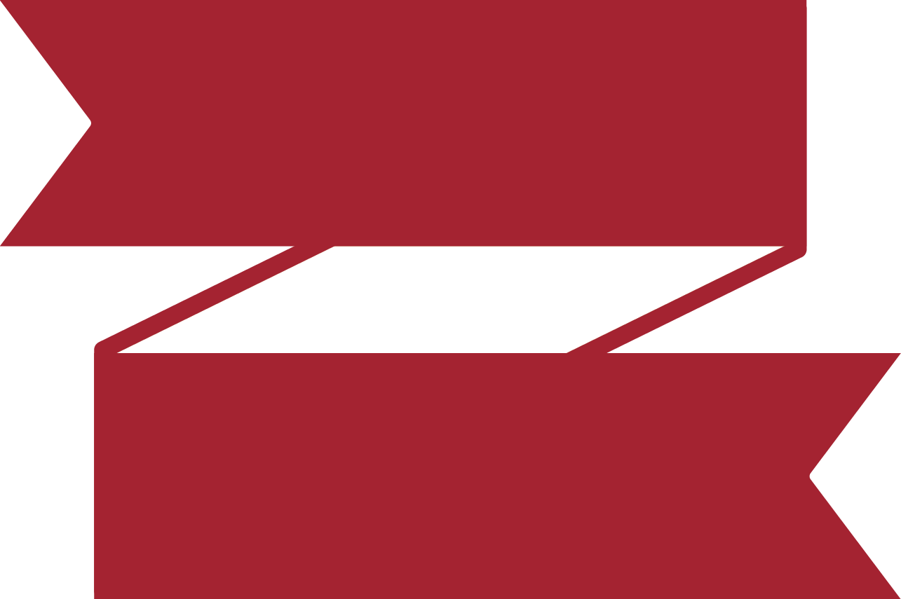 Download Red Half Half Ribbon Banner Join Line PNG Image with No ...