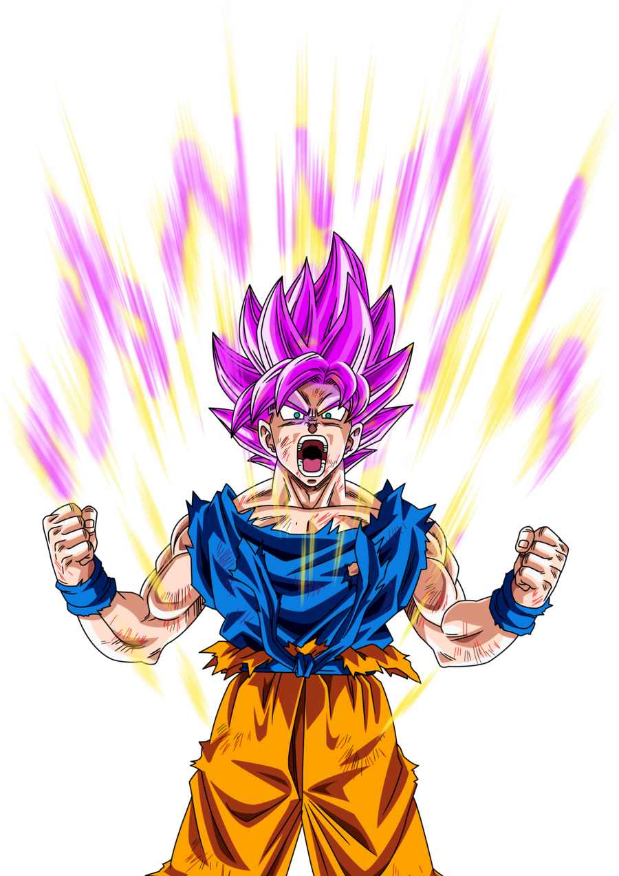 Goku Super Saiyan Png (900x1272), Png Download
