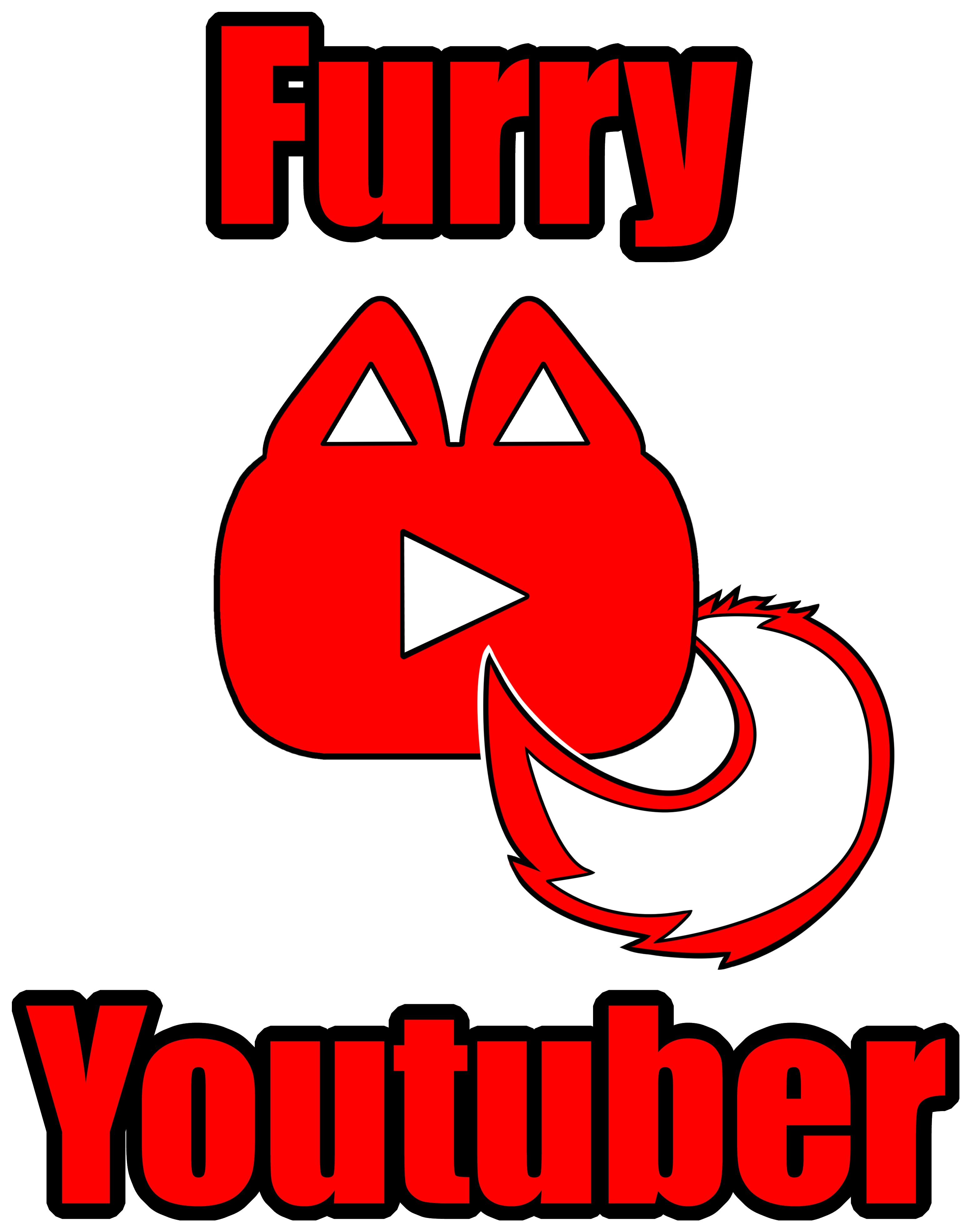 Furry Youtuber Final Dl (3304x4406), Png Download