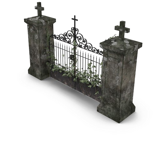 Cemetery Gates Png Clipart - Cemetery Gates Png (600x600), Png Download
