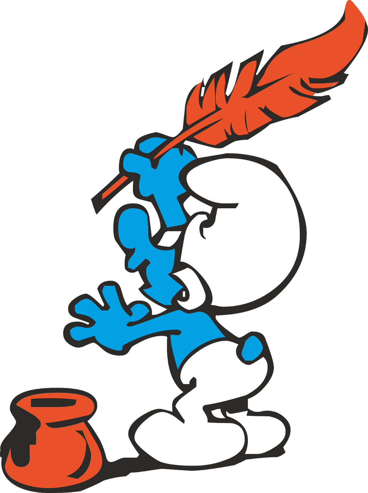 Smurfs Cartoon Character, Smurfs Characters, Smurfs - Vector Smurf (1193x1600), Png Download