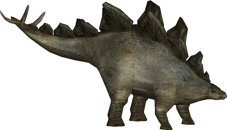 Jurassic Park Stegosaurus (976x976), Png Download