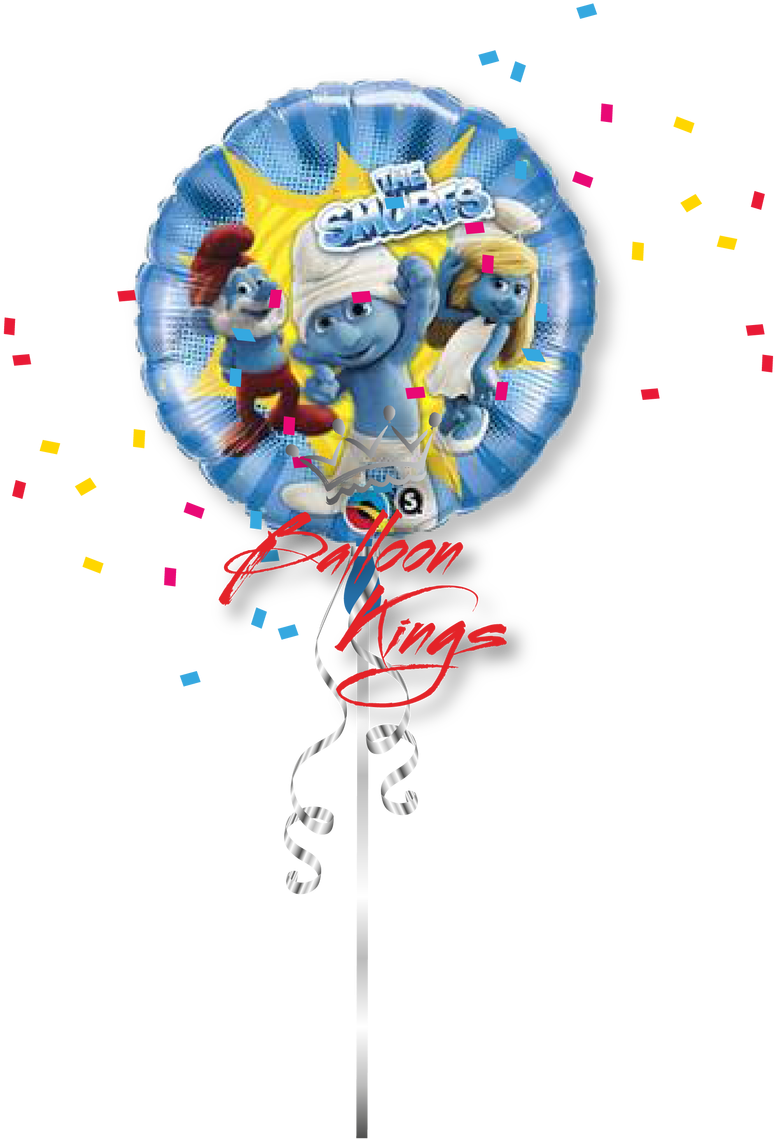 Smurfs Group - Graphic Design (1063x1280), Png Download