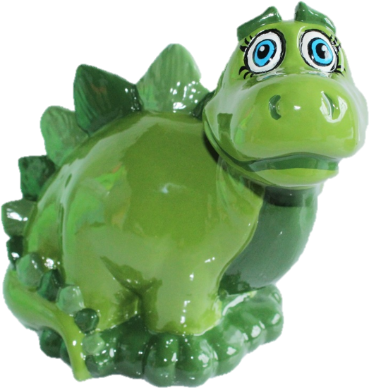 7405 Stegosaurus Bank - Figurine (576x592), Png Download
