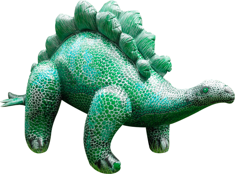 Oppblåsbar Og Kosevennlig Stegosaurus - Dinosaur (800x592), Png Download