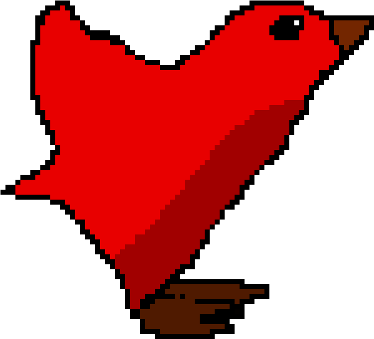 Red Bird (840x750), Png Download