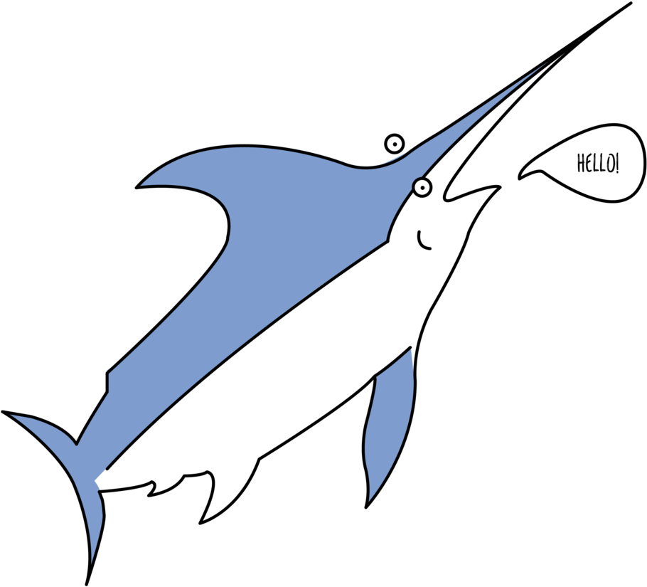 Swordfish-01 - " (1000x1000), Png Download