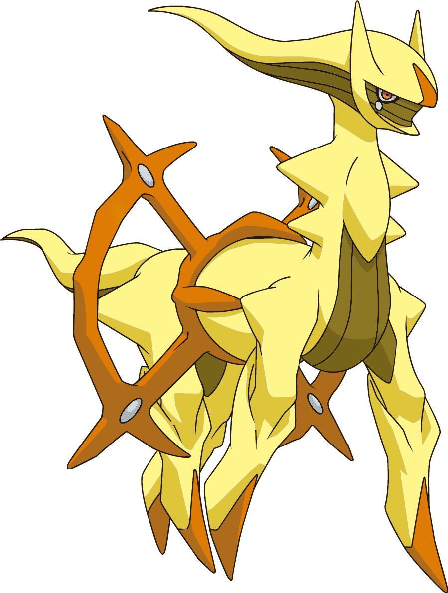 Arceus Earth2 Shiny - Pokemon Arceus Clipart (913x1194), Png Download