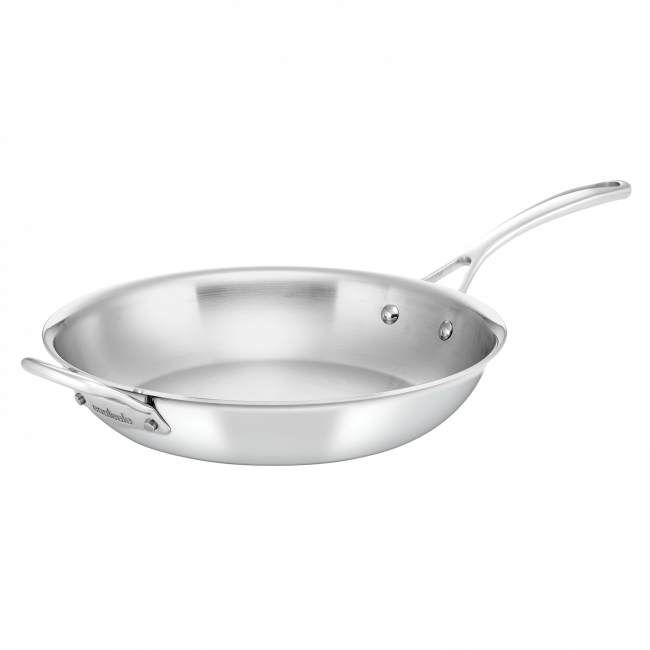Essteele Per Sempre 30cm Stainless Steel Skillet - Frying Pan (650x650), Png Download
