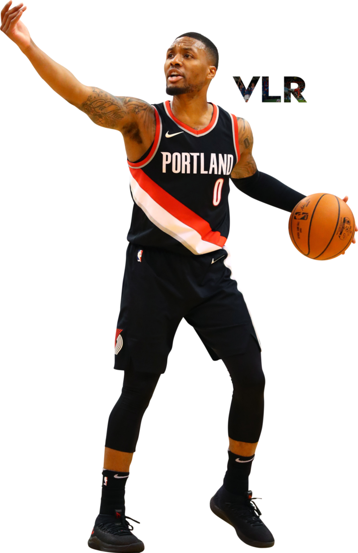 Damian Lillard Png - Damian Lillard 2018 Png (720x1111), Png Download