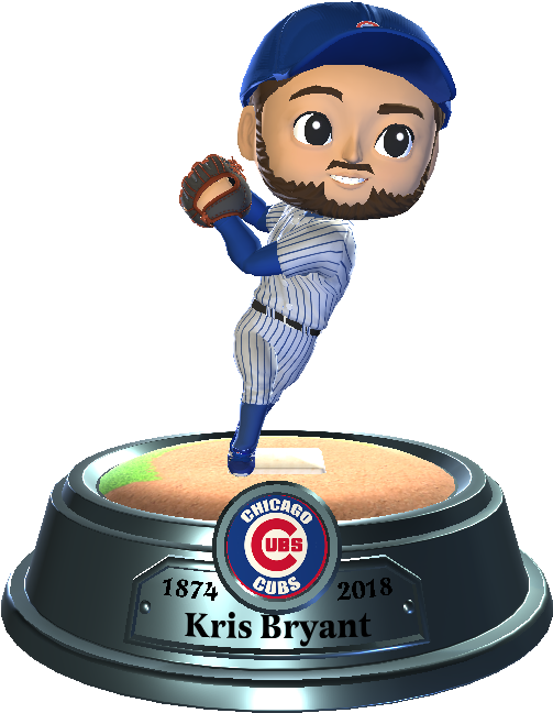 Kris Bryant - Figurine (1024x1024), Png Download