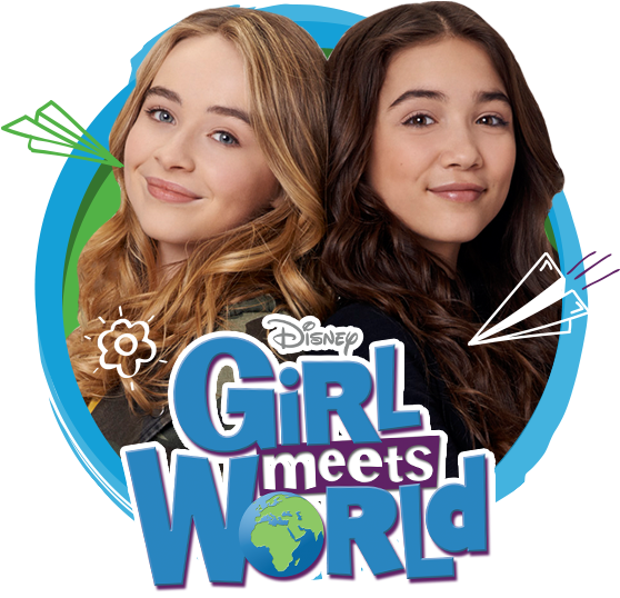 Rezultat Iskanja Slik Za Disney Channel - Girl Meets World Rowan And Sabrina (600x600), Png Download