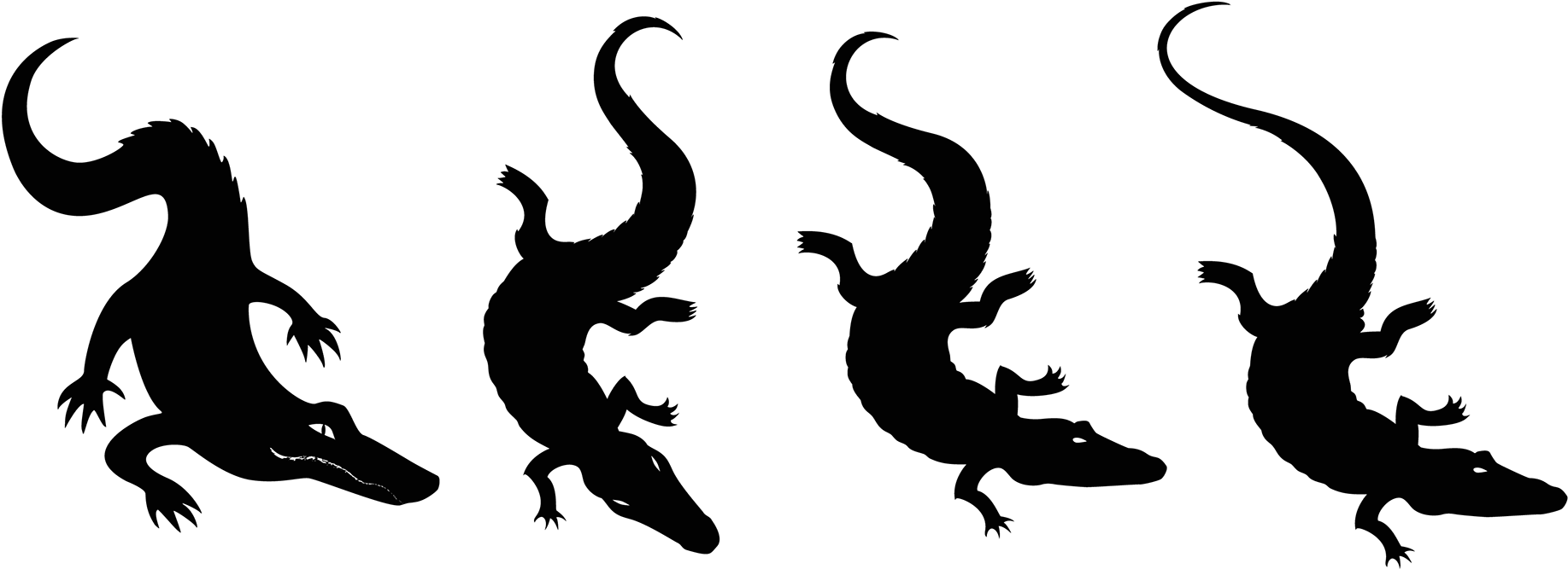 Gator Studies - Crocodile (1920x738), Png Download