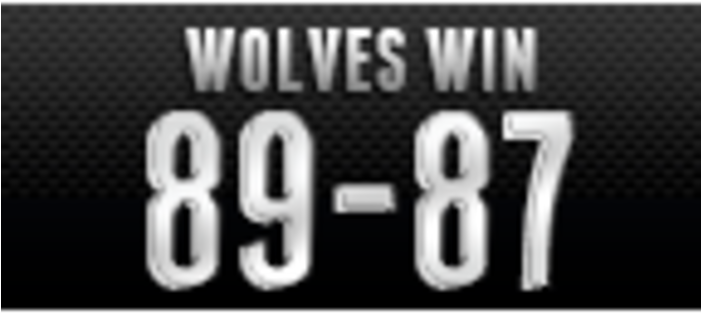 Late Rally Falls Short As Wolves Lose 89-87 To Bobcats - Circle (700x500), Png Download