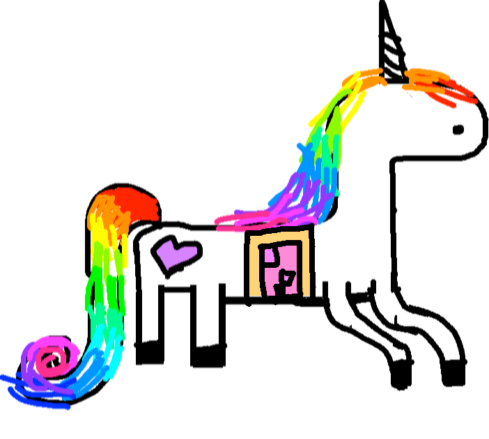 Nyan Dog - Drawing Copy (702x631), Png Download