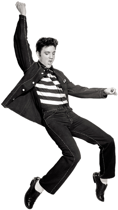 Elvis Presley Elvis Presley S - Elvis Presley Jailhouse Rock (580x720), Png Download