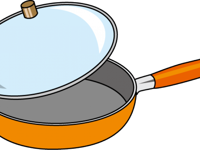 Frying Pan Clipart Skillet Pan (640x480), Png Download