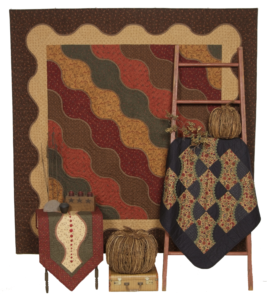 The Table Topper With Just A Few Fabrics And Giant - Wood (900x1023), Png Download