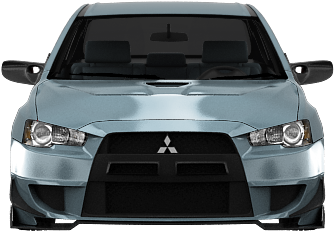 Mitsubishi Lancer Evo'07 By Saying Ming Lee - Mitsubishi Lancer Evolution (1004x373), Png Download