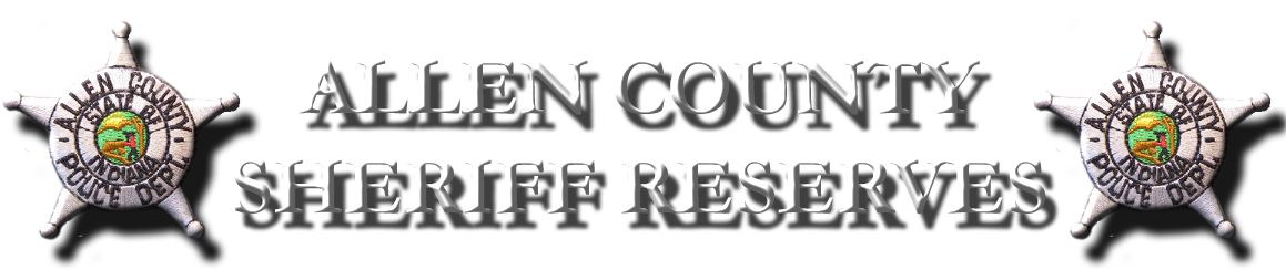 Allen County Sheriffs Reserve - Monochrome (1170x300), Png Download