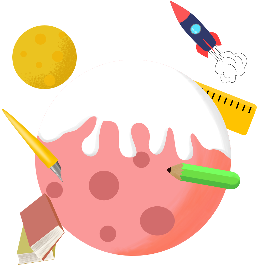 Artykuły Papiernicze Elementy Dekoracyjne Rysunkowe - Illustration (2000x2000), Png Download