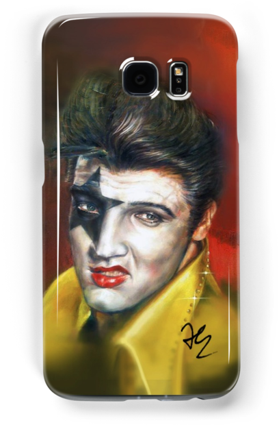 Elvis Presley, Star Child Makeup Illustration Case - Smartphone (500x700), Png Download