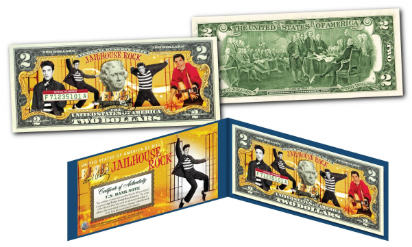 Elvis Presley * Jailhouse Rock * Officially Licensed - Donald Trump 2 Dollar Bill (600x600), Png Download