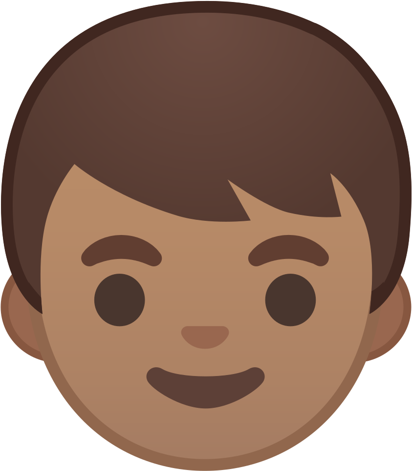 Boy Medium Skin Tone Icon - Emoji Niño Png (1024x1024), Png Download