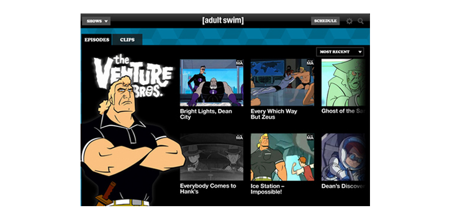 Adult Swim Mobile - Brock Samson Venture Bros (1754x1120), Png Download