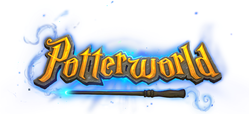Potterworldmc Potterworldmc Potterworldmc - Minecraft Earth Server Logo (800x391), Png Download
