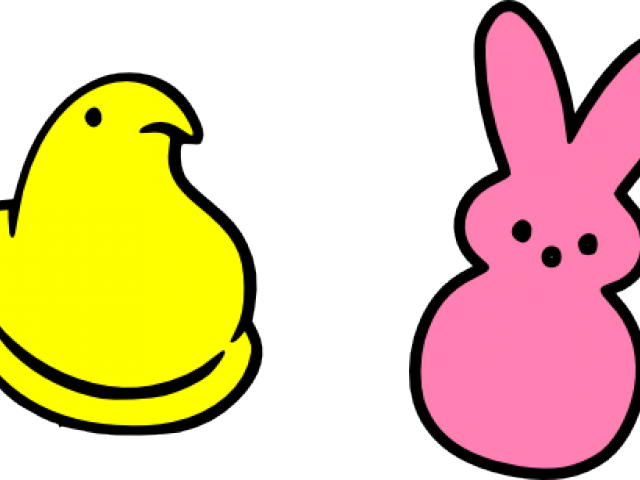 Free Green Crayon Cliparts Free Download Clip Art - Easter Peep Transparent Background (640x480), Png Download