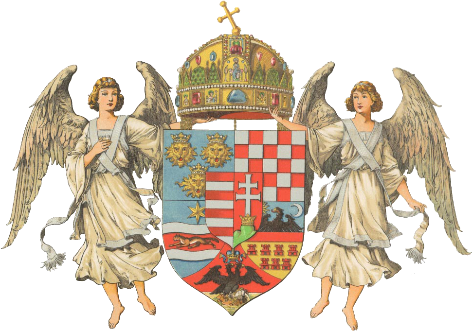 Escudo De Armas De Las Tierras De La Corona De San - Hungary History (999x697), Png Download