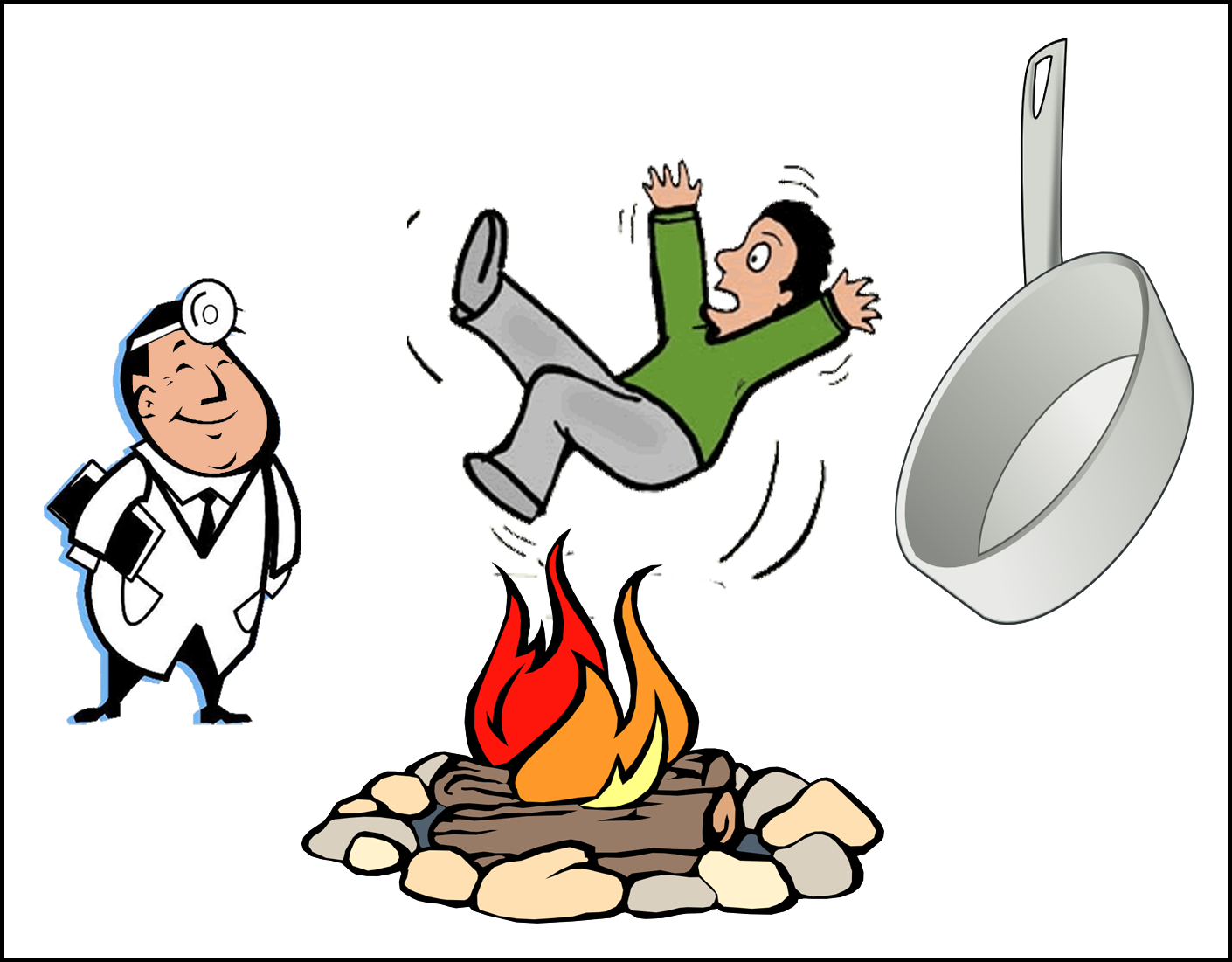 Campfire Safety Rules (1410x1101), Png Download
