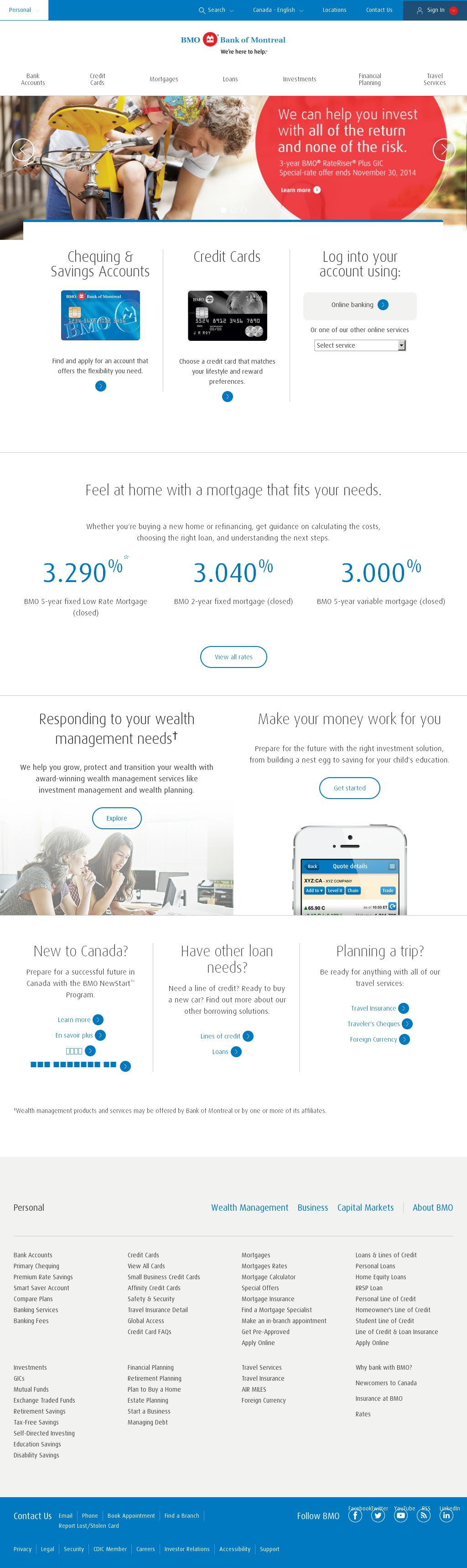 Bank Of Montreal Competitors, Revenue And Employees - Web Page (1024x3432), Png Download