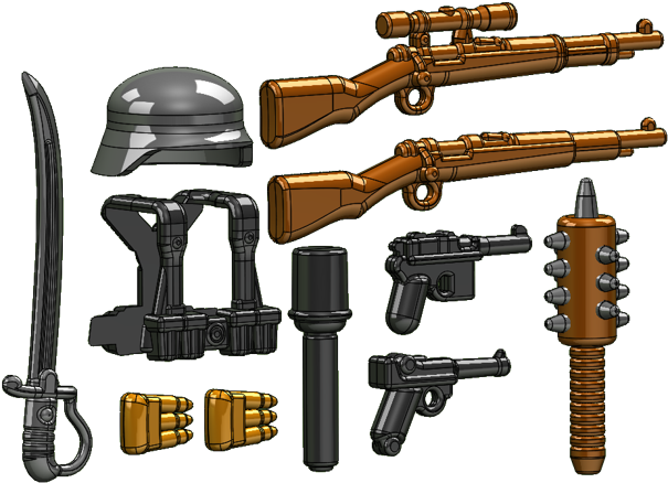 Ww1 Central Powers Battle Pack - Ww1 Central Powers Guns (658x472), Png Download