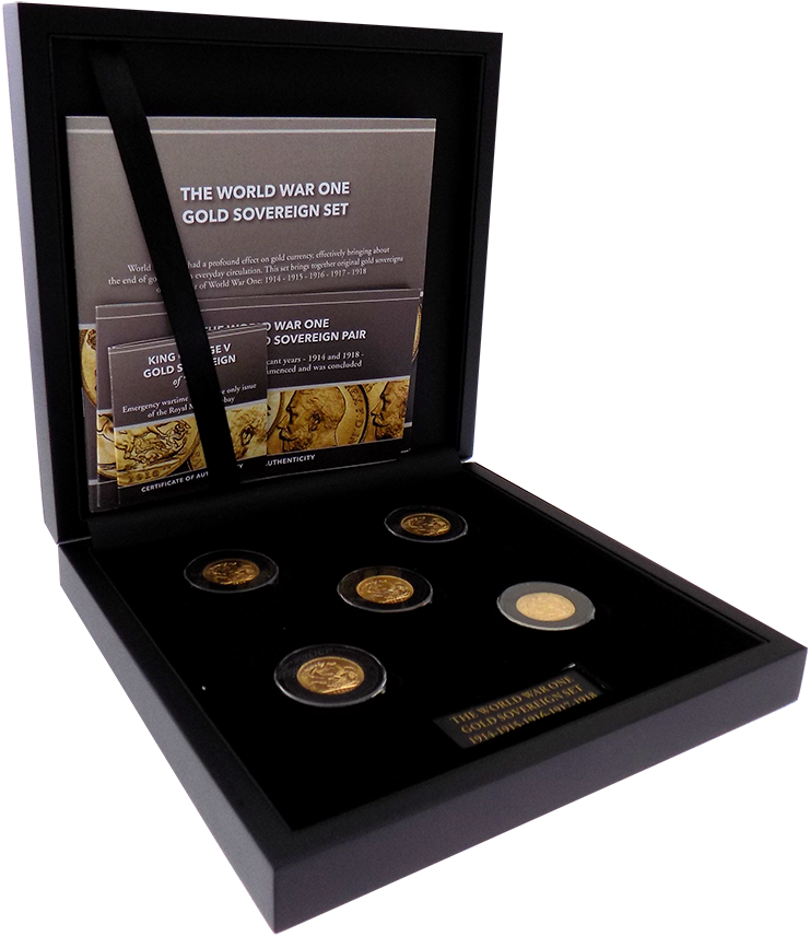 Pre Owned 1914 1918 Uk Ww1 Full Sovereign Gold 5 Coin - Eye Shadow (900x900), Png Download