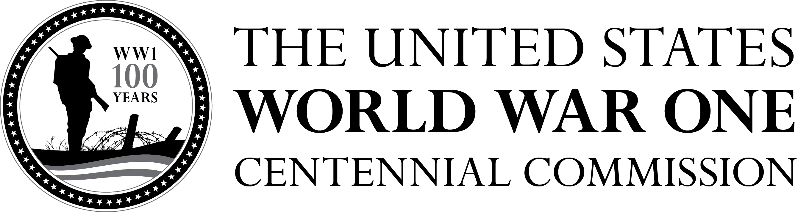 Ww1 Logo V3 Grayscale - University Of New Mexico (2681x713), Png Download