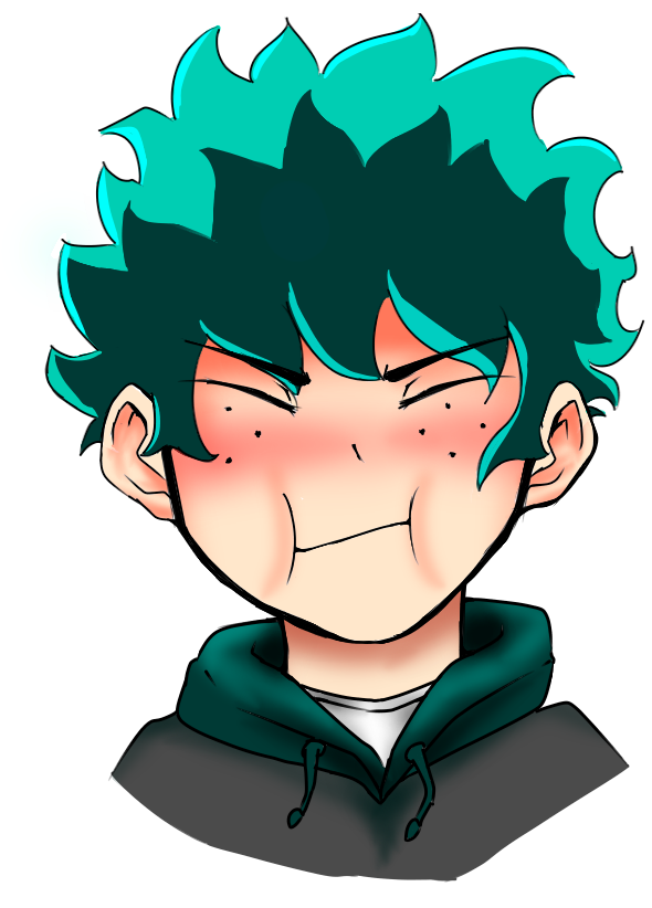 Izuku Midoriya - Cartoon (700x950), Png Download