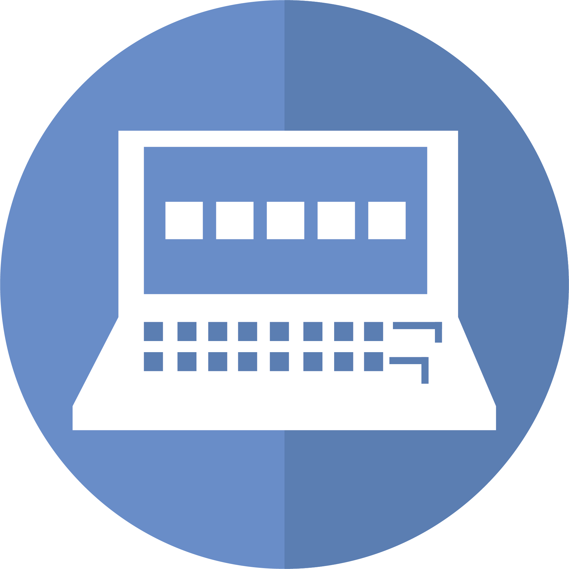 Build Your Own Minecraft Computer - Responsive Web Circle Icon (1897x1897), Png Download