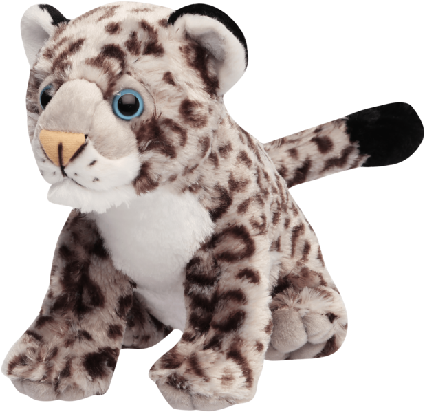 Unisex Baby Snow Leopard Soft Toy (640x960), Png Download