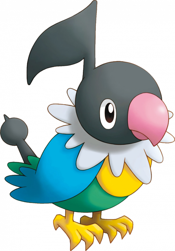 Petite Annecdote - Chatot Pokemon (560x800), Png Download