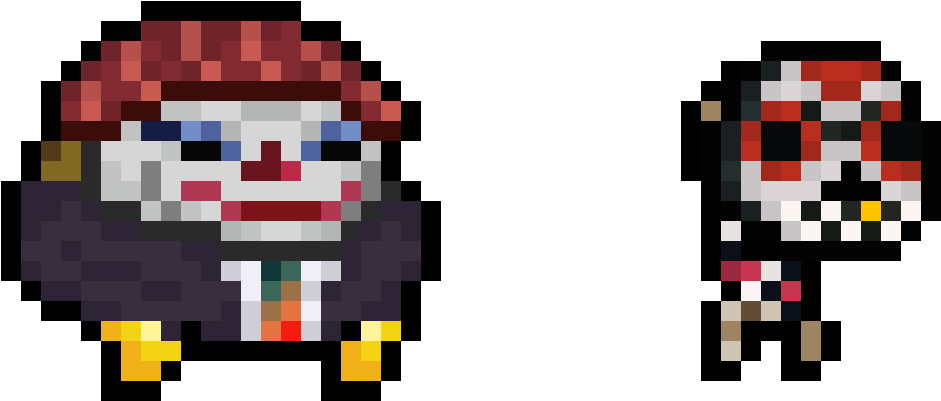 Last Two Characters I Was Missing For The Payday 2 - Frisk Undertale Pixel Art Maker (1100x520), Png Download