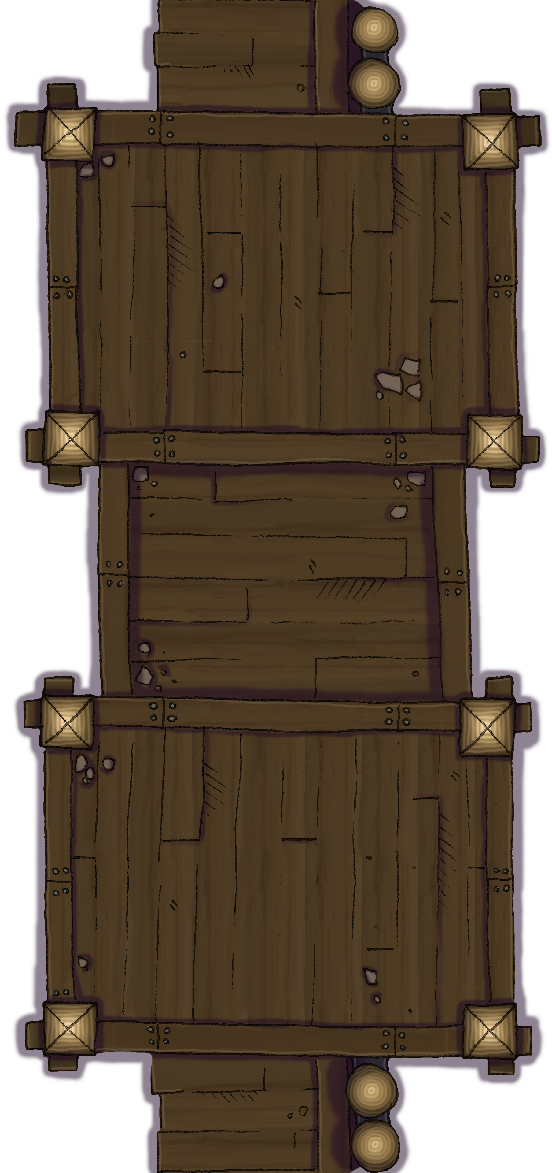 Wooden Wall 2nd Tier Gate - Plank (2304x3834), Png Download